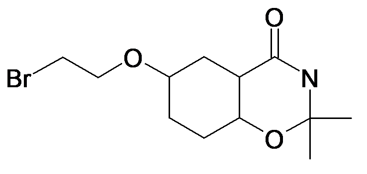6-(2-Bromo-ethoxy)-2,2-dimethyl-octahydro-benzo[e][1,3]oxazin-4-one