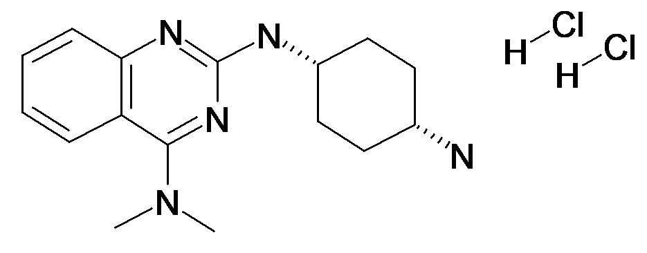 N*2*-(4-Amino-cyclohexyl)-N*4*,N*4*-dimethyl-quinazoline-2,4-diamine.2Hcl