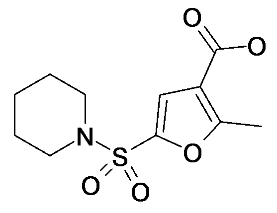 2-Methyl-5-(piperidine-1-sulfonyl)-furan-3-carboxylic acid