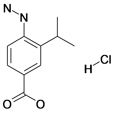 4-Hydrazino-3-isopropyl-benzoic acid; hydrochloride