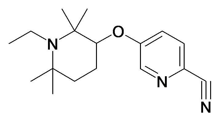5-(1-Ethyl-2,2,6,6-tetramethyl-piperidin-3-yloxy)-pyridine-2-carbonitrile