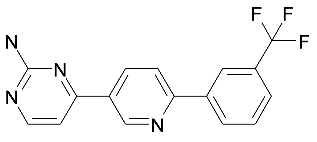 4-[6-(3-Trifluoromethyl-phenyl)-pyridin-3-yl]-pyrimidin-2-ylamine