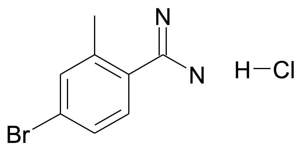 4-Bromo-2-methyl-benzamidine; hydrochloride