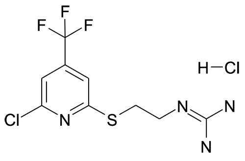 N-[2-(6-Chloro-4-trifluoromethyl-pyridin-2-ylsulfanyl)-ethyl]-guanidine; hydrochloride