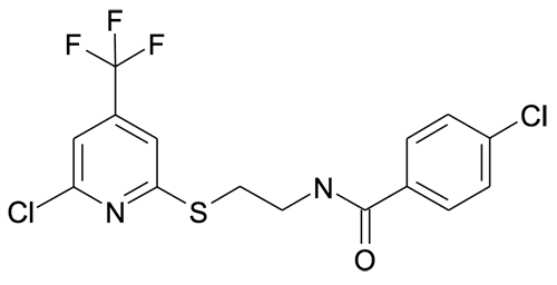 4-Chloro-N-[2-(6-chloro-4-trifluoromethyl-pyridin-2-ylsulfanyl)-ethyl]-benzamide