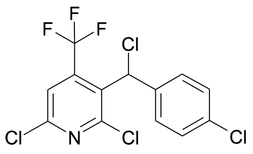 2,6-Dichloro-3-[chloro-(4-chloro-phenyl)-methyl]-4-trifluoromethyl-pyridine