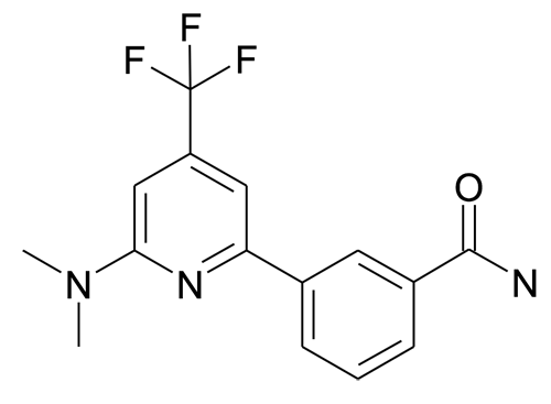3-(6-Dimethylamino-4-trifluoromethyl-pyridin-2-yl)-benzamide