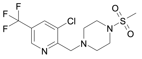 1-(3-Chloro-5-trifluoromethyl-pyridin-2-ylmethyl)-4-methanesulfonyl-piperazine