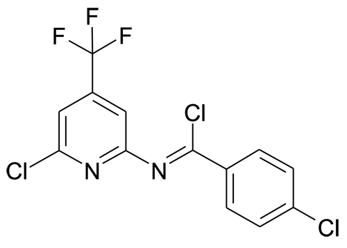 4-Chloro-N-(6-chloro-4-trifluoromethyl-pyridin-2-yl)-benzimidoyl chloride
