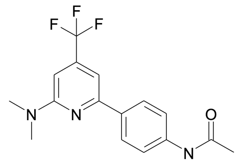 N-[4-(6-Dimethylamino-4-trifluoromethyl-pyridin-2-yl)-phenyl]-acetamide