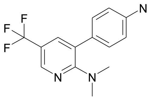 [3-(4-Amino-phenyl)-5-trifluoromethyl-pyridin-2-yl]-dimethyl-amine