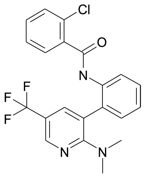 2-Chloro-N-[2-(2-dimethylamino-5-trifluoromethyl-pyridin-3-yl)-phenyl]-benzamide