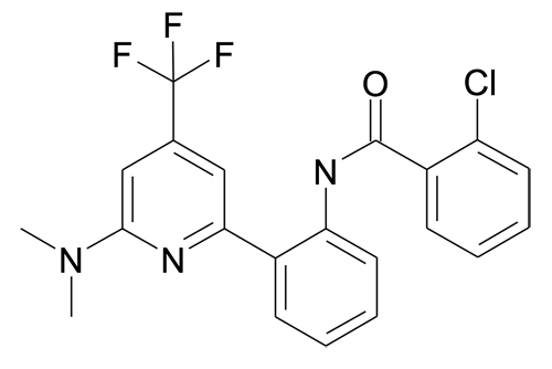 2-Chloro-N-[2-(6-dimethylamino-4-trifluoromethyl-pyridin-2-yl)-phenyl]-benzamide