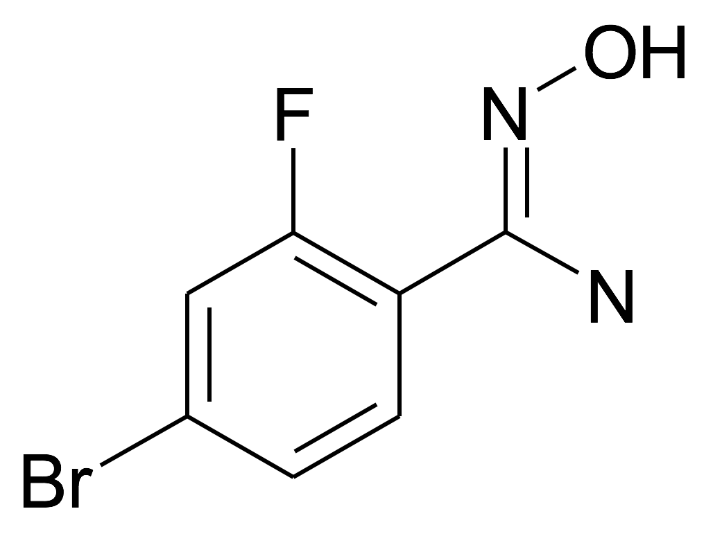 4-Bromo-2-fluoro-N-hydroxy-benzamidine