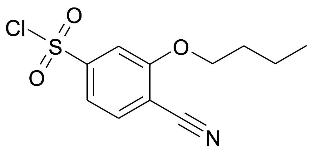 3-Butoxy-4-cyano-benzenesulfonyl chloride