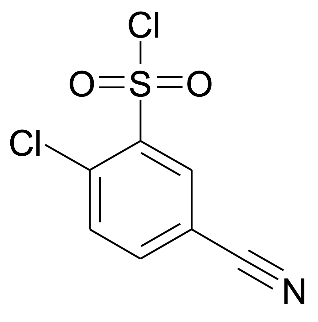 2-Chloro-5-cyano-benzenesulfonyl chloride