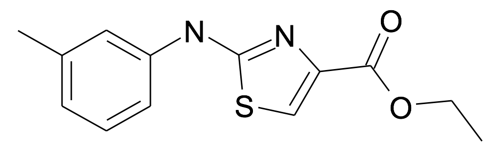 2-m-Tolylamino-thiazole-4-carboxylic acid ethyl ester