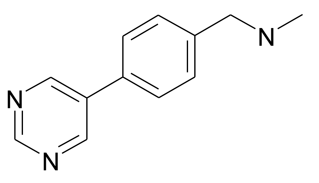 Methyl-(4-pyrimidin-5-yl-benzyl)-amine