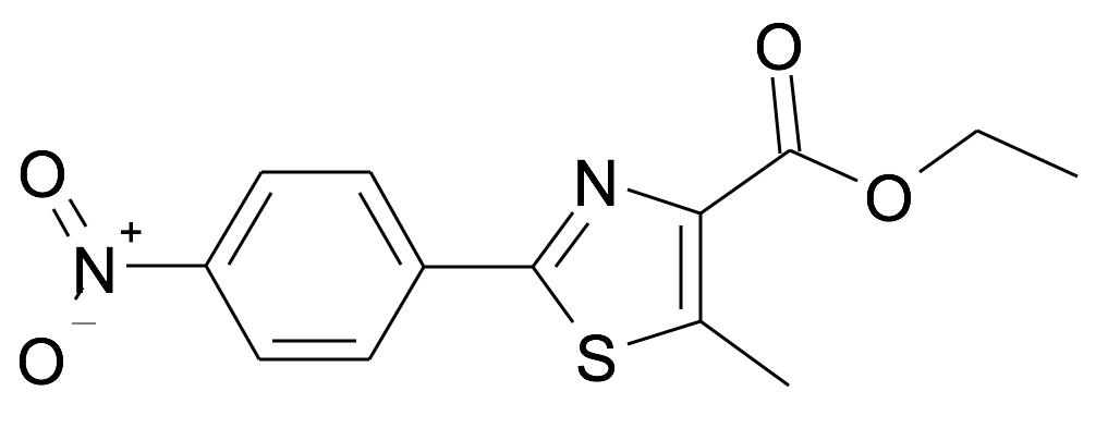 5-Methyl-2-(4-nitro-phenyl)-thiazole-4-carboxylic acid ethyl ester