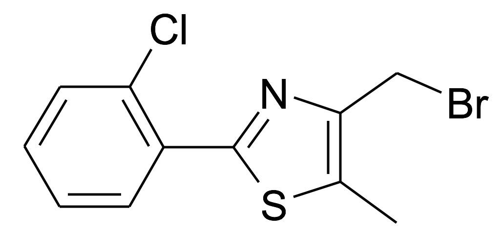 4-Bromomethyl-2-(2-chloro-phenyl)-5-methyl-thiazole