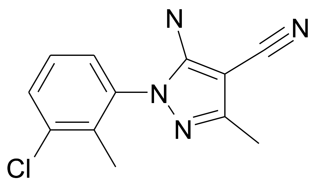 5-Amino-1-(3-chloro-2-methyl-phenyl)-3-methyl-1H-pyrazole-4-carbonitrile