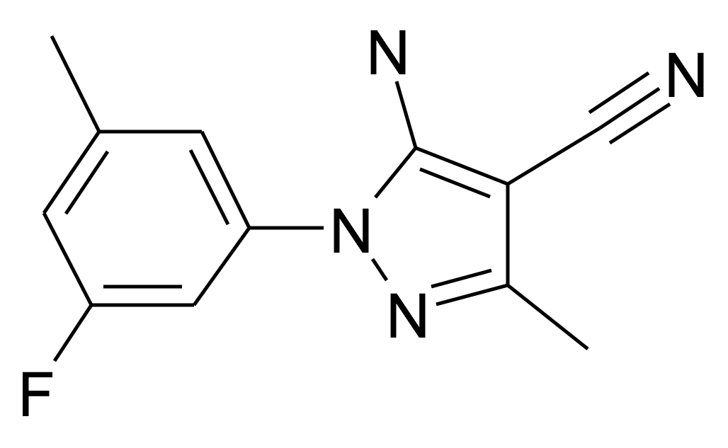 5-Amino-1-(3-fluoro-5-methyl-phenyl)-3-methyl-1H-pyrazole-4-carbonitrile