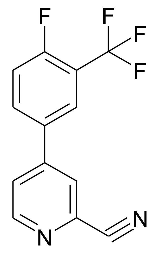 4-(4-Fluoro-3-trifluoromethyl-phenyl)-pyridine-2-carbonitrile
