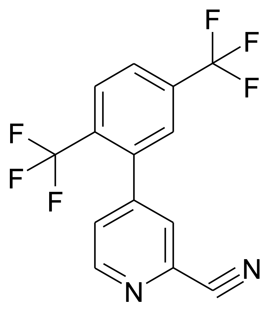 4-(2,5-Bis-trifluoromethyl-phenyl)-pyridine-2-carbonitrile