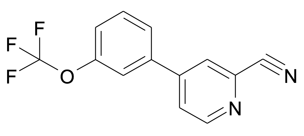 4-(3-Trifluoromethoxy-phenyl)-pyridine-2-carbonitrile