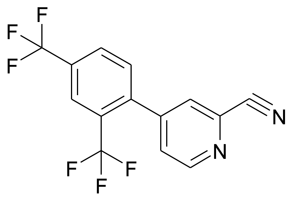 4-(2,4-Bis-trifluoromethyl-phenyl)-pyridine-2-carbonitrile
