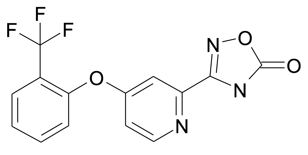 3-[4-(2-Trifluoromethyl-phenoxy)-pyridin-2-yl]-4H-[1,2,4]oxadiazol-5-one