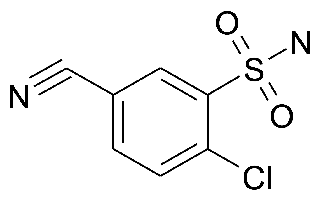 2-Chloro-5-cyano-benzenesulfonamide