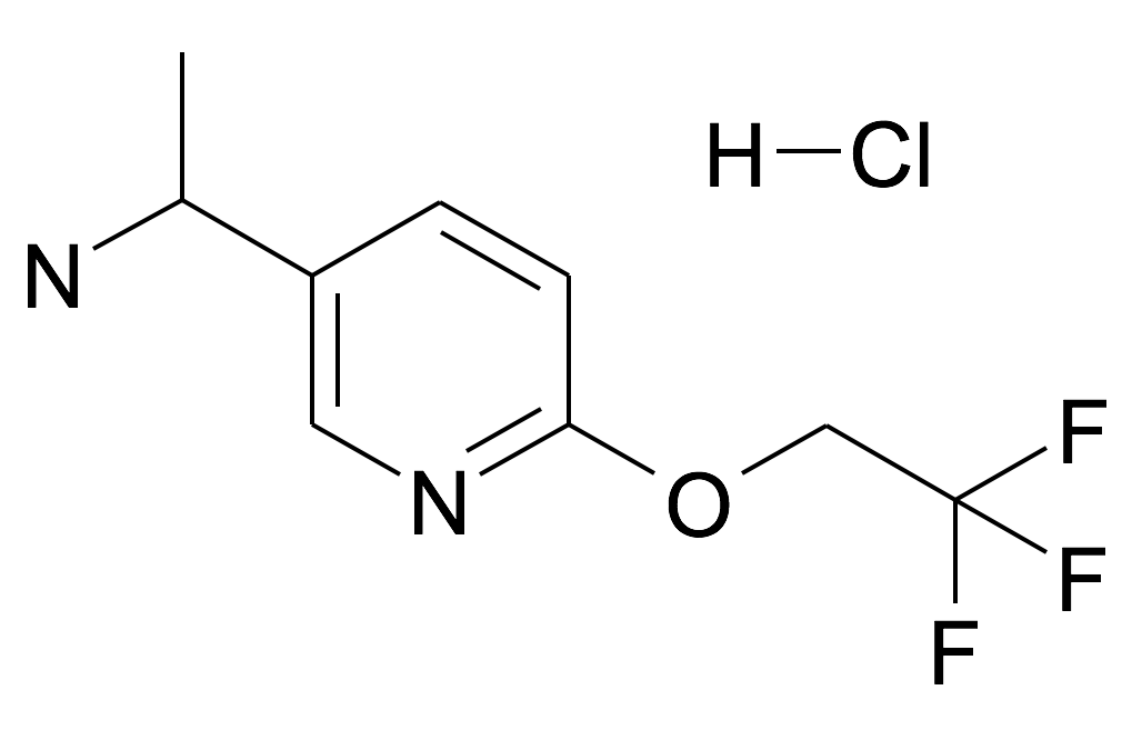 1-[6-(2,2,2-Trifluoro-ethoxy)-pyridin-3-yl]-ethylamine; hydrochloride