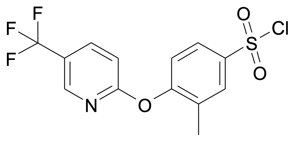 3-Methyl-4-(5-trifluoromethyl-pyridin-2-yloxy)-benzenesulfonyl chloride