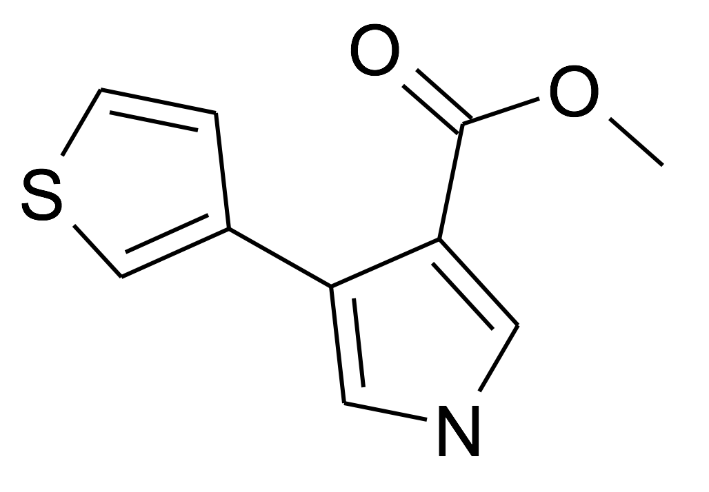 4-Thiophen-3-yl-1H-pyrrole-3-carboxylic acid methyl ester