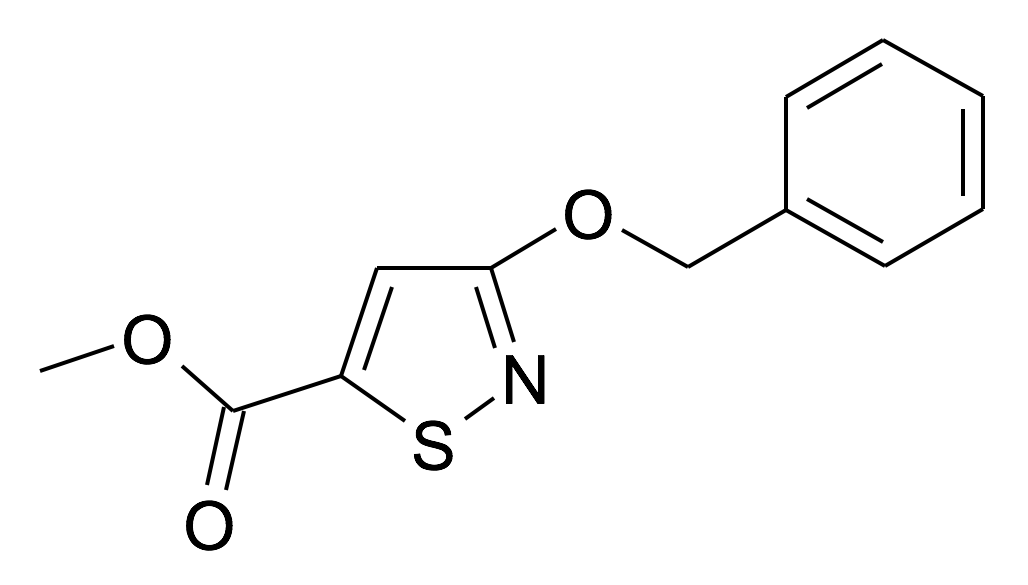 3-Benzyloxy-isothiazole-5-carboxylic acid methyl ester