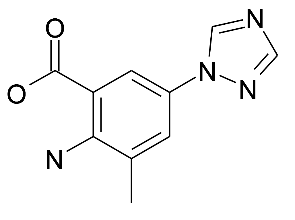 2-Amino-3-methyl-5-[1,2,4]triazol-1-yl-benzoic acid