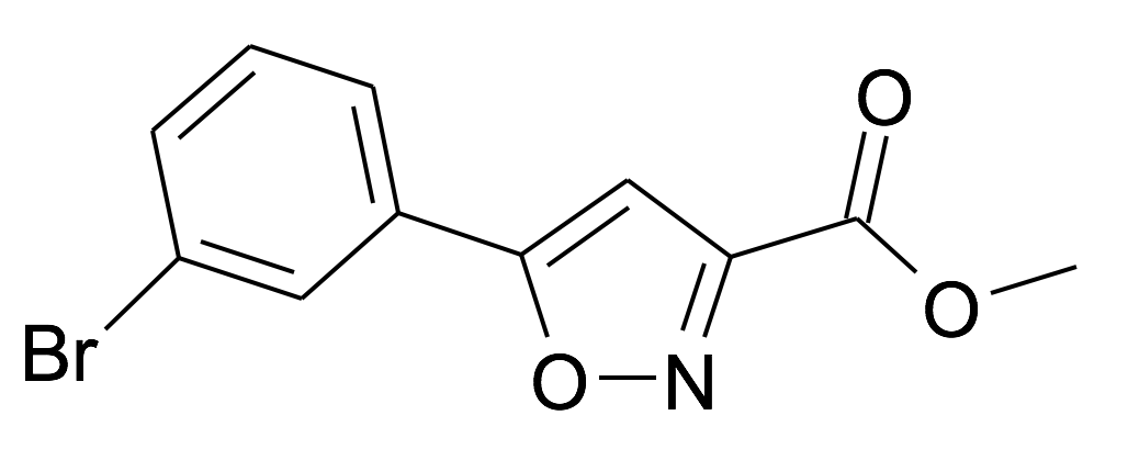 5-(3-Bromo-phenyl)-isoxazole-3-carboxylic acid methyl ester