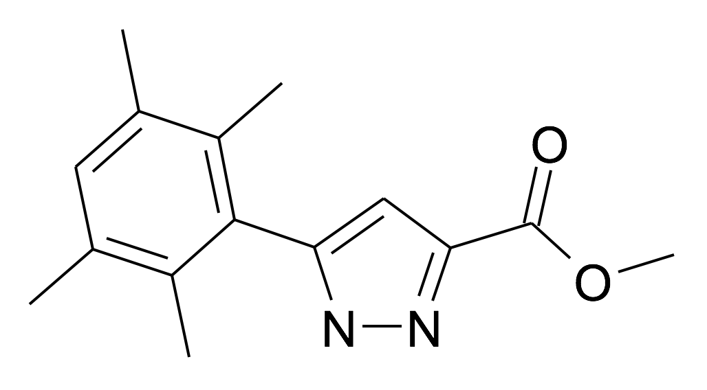 5-(2,3,5,6-Tetramethyl-phenyl)-1H-pyrazole-3-carboxylic acid methyl ester