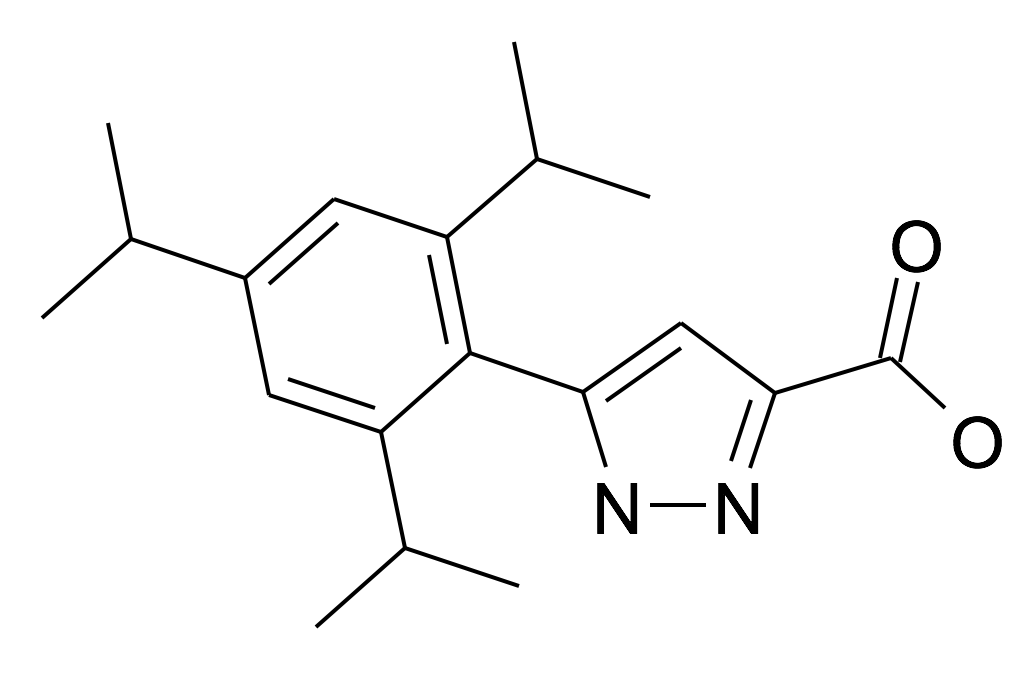 5-(2,4,6-Triisopropyl-phenyl)-1H-pyrazole-3-carboxylic acid