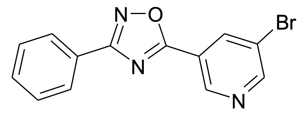 3-Bromo-5-(3-phenyl-[1,2,4]oxadiazol-5-yl)-pyridine