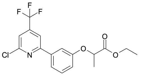 2-[3-(6-Chloro-4-trifluoromethyl-pyridin-2-yl)-phenoxy]-propionic acid ethyl ester