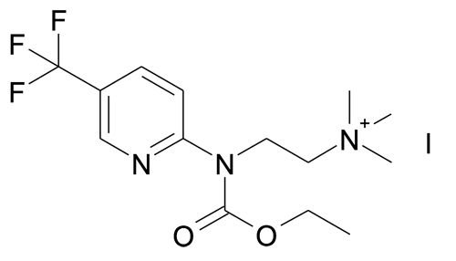 {2-[Ethoxycarbonyl-(5-trifluoromethyl-pyridin-2-yl)-amino]-ethyl}-trimethyl-ammonium; iodide