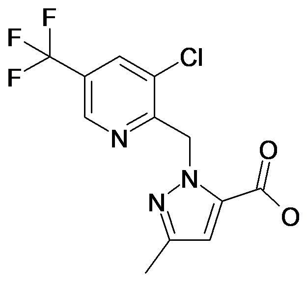 2-(3-Chloro-5-trifluoromethyl-pyridin-2-ylmethyl)-5-methyl-2H-pyrazole-3-carboxylic acid
