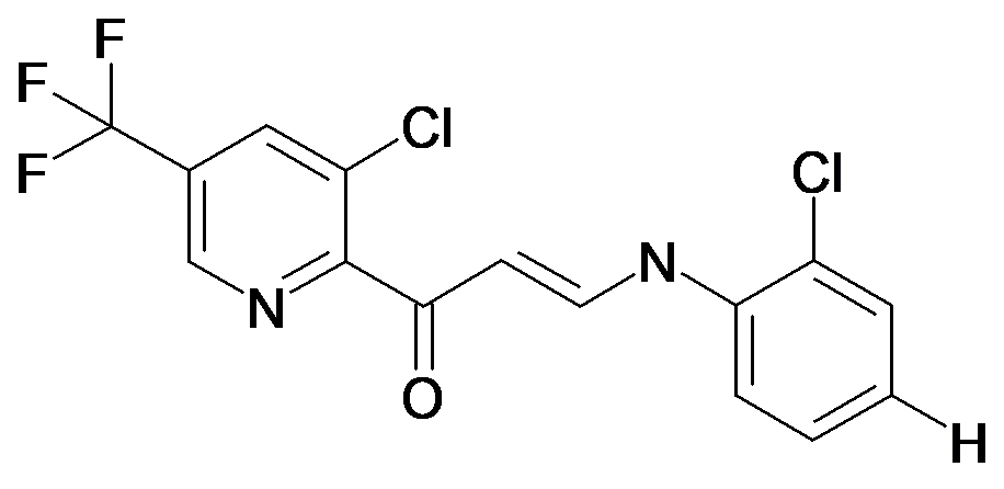 (E)-3-(2-Chloro-phenylamino)-1-(3-chloro-5-trifluoromethyl-pyridin-2-yl)-propenone
