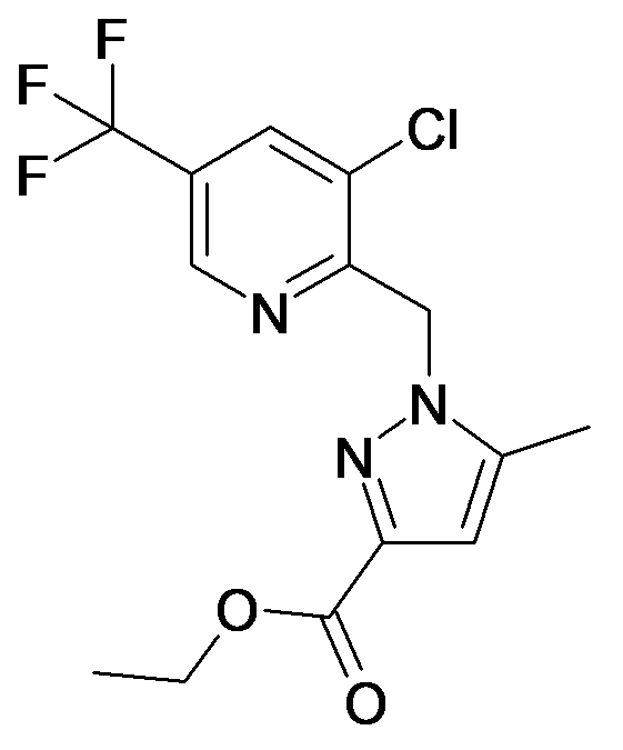 1-(3-Chloro-5-trifluoromethyl-pyridin-2-ylmethyl)-5-methyl-1H-pyrazole-3-carboxylic acid ethyl ester