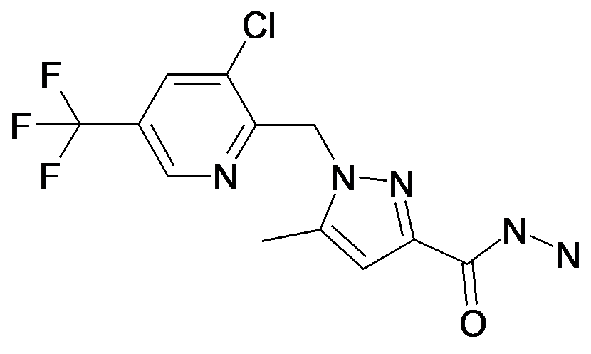 1-(3-Chloro-5-trifluoromethyl-pyridin-2-ylmethyl)-5-methyl-1H-pyrazole-3-carboxylic acid hydrazide