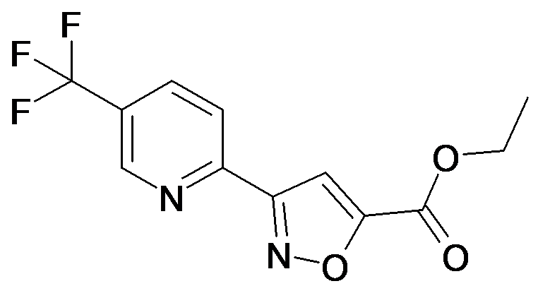 3-(5-Trifluoromethyl-pyridin-2-yl)-isoxazole-5-carboxylic acid ethyl ester