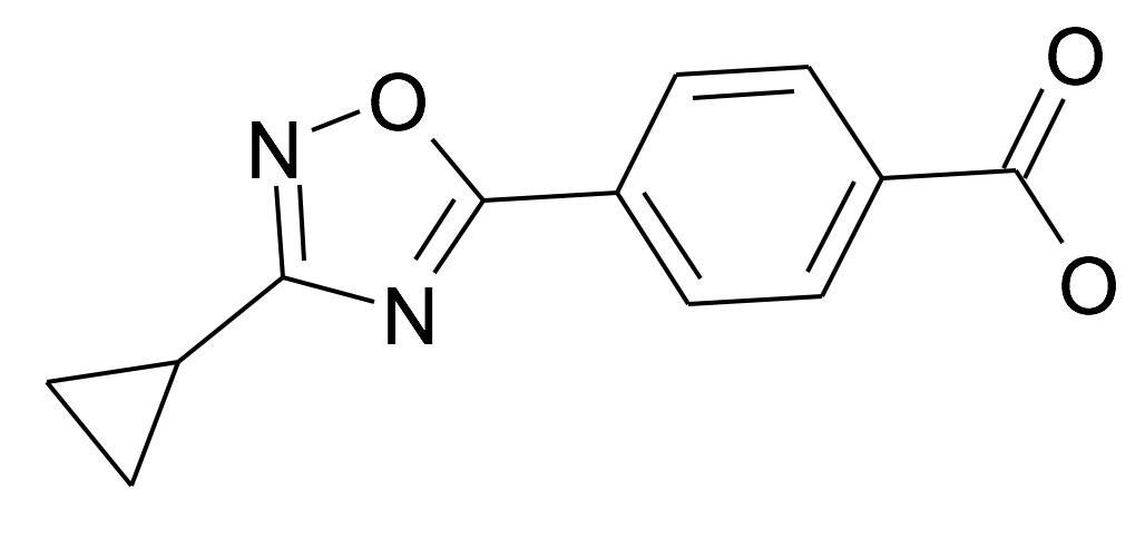 4-(3-Cyclopropyl-[1,2,4]oxadiazol-5-yl)-benzoic acid