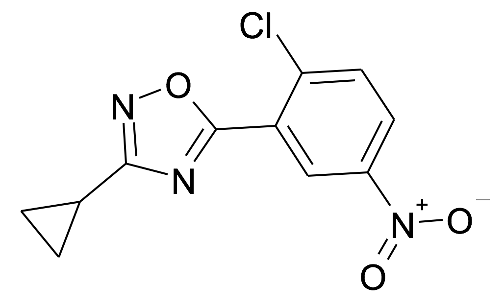 5-(2-Chloro-5-nitro-phenyl)-3-cyclopropyl-[1,2,4]oxadiazole